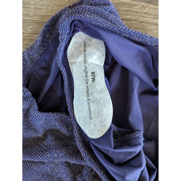 Andie Swim The Lanai One Piece Cosmic Sparkly Blue Size XS - Picture 3 of 7